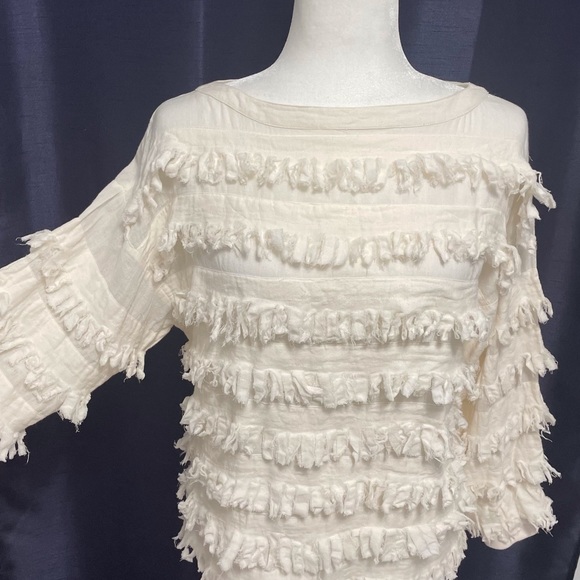 Ulla Johnson Frayed Fringe Pullover - Picture 4 of 12